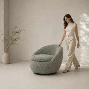 Sillón giratorio Italia de CAPRIVA