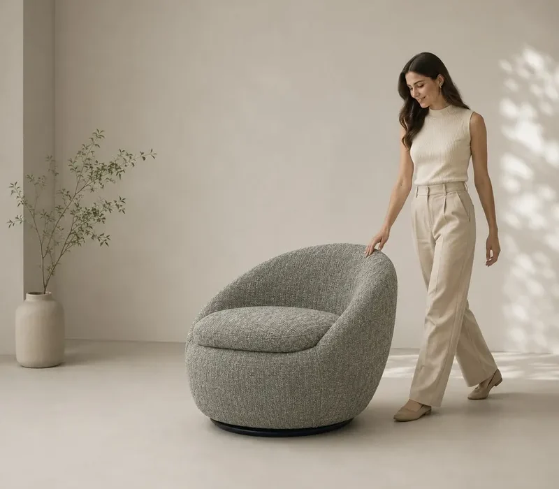 Sillón giratorio Italia de CAPRIVA