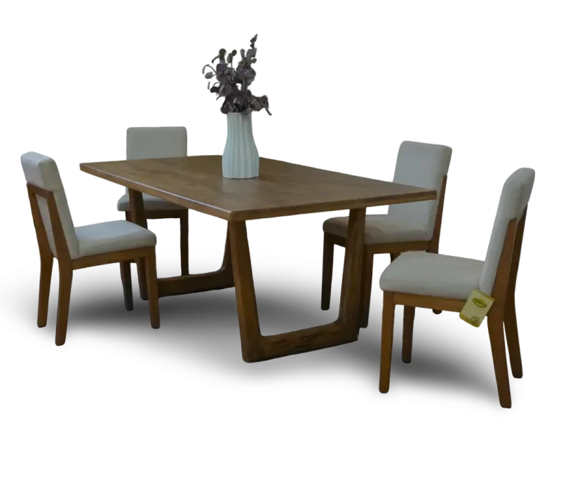 Comedor alaska 100% madera para 08 personas