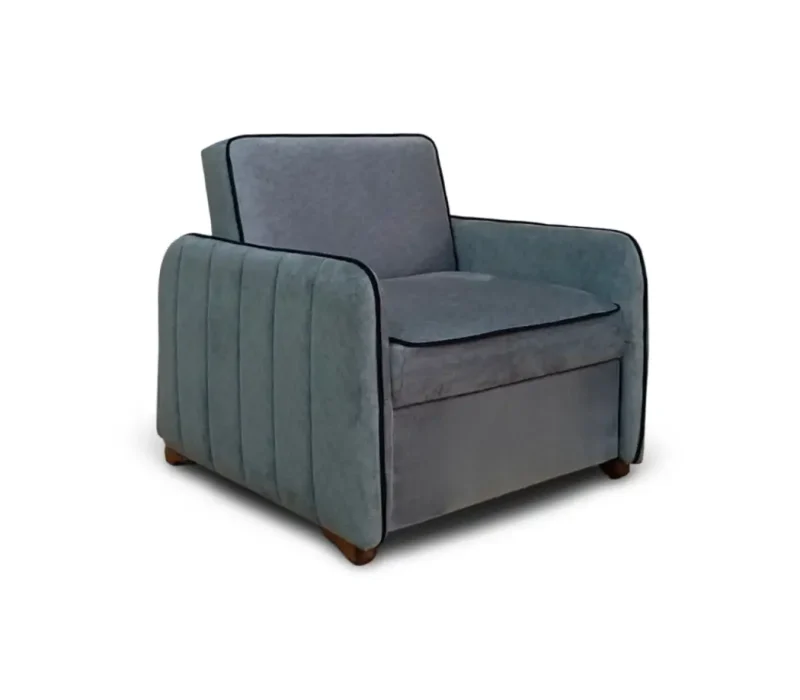 Sofa cama arkansas personal en tela sued gris